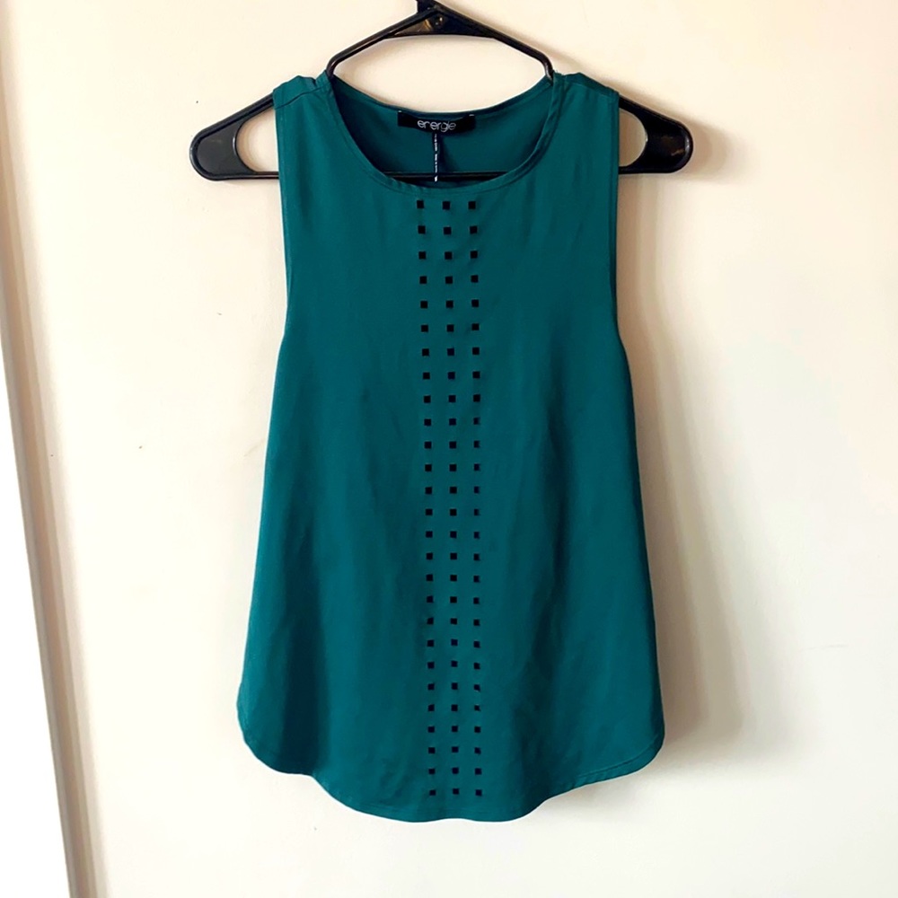 Energie Green Sleeveless Blouse
